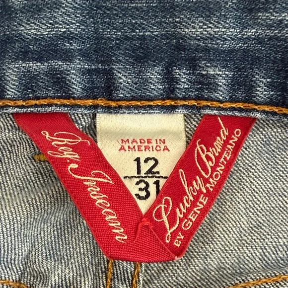 Lucky Brand Women's Medium Blue Sweet and Low Boot Cut Jeans - Picture 4 of 6